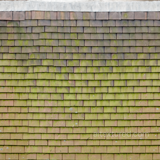 Slate Roof Tiles - Red Slate Roof Green Roof Roofing seamless Roofing PBR texture