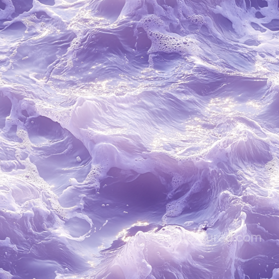 Lavender Water Texture with Natural Foam and Gentle Waves Water texture preview