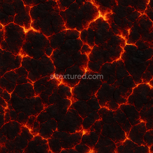Burning Fire Ground Texture