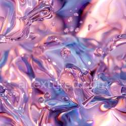 seamless Seamless 3D PBR Glossy Iridescent Liquid Texture with Reflective Water Droplets texture 8k free download PBR