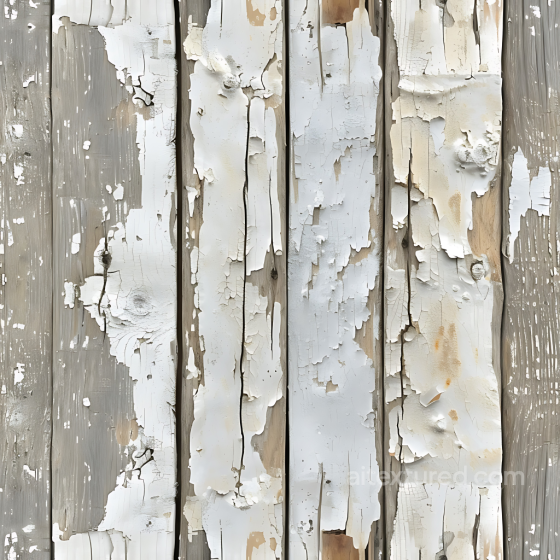 Weathered Painted Wood Planks Seamless Texture with Peeling Paint Wood texture preview