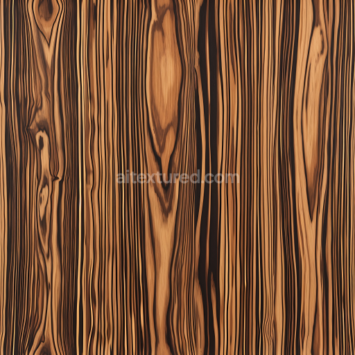 Seamless 3D Burnt Wood Planks PBR Texture with Dark Charred Grain