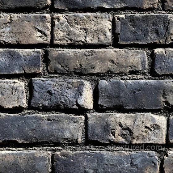 Cracked Brick Wall Texture with Worn Surface and Rough Mortar Brick texture preview
