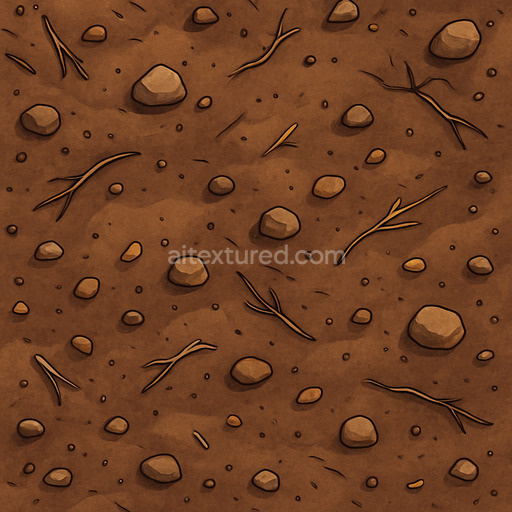 Stylized Soil Seamless Texture