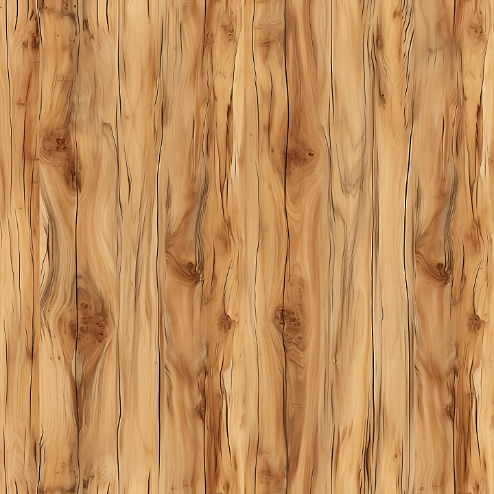 Light Natural Wood Planks with Knots and Grain Detail seamless PBR texture preview