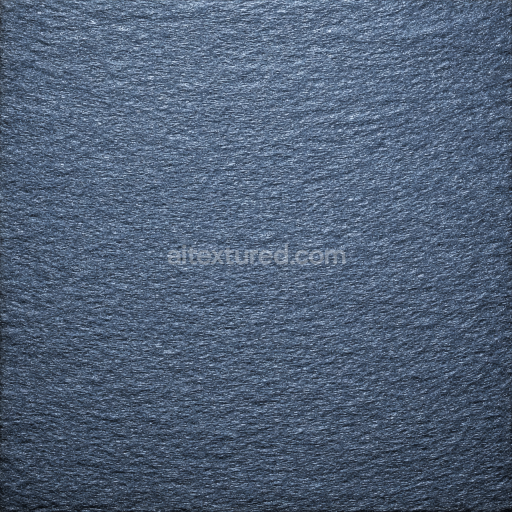 Seamless 3D Felt PBR Texture of Dense Blue Felt with Fine Fibrous Surface