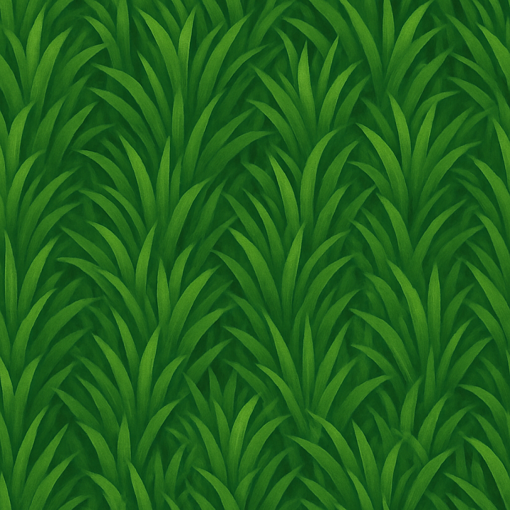 Stylized Turf seamless PBR texture preview