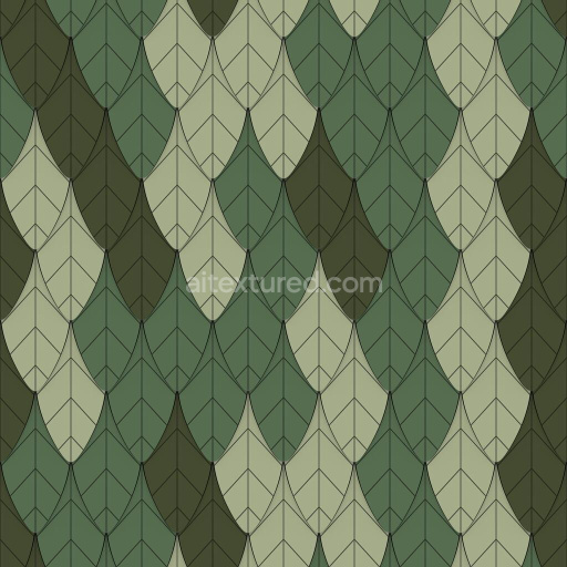 Leaf-Shaped Wall Decor Texture | Free PBR