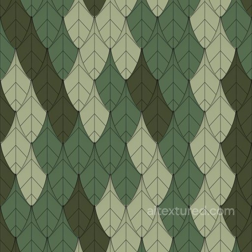 Leaf-Shaped Wall Decor Texture | Free PBR seamless Tile PBR texture