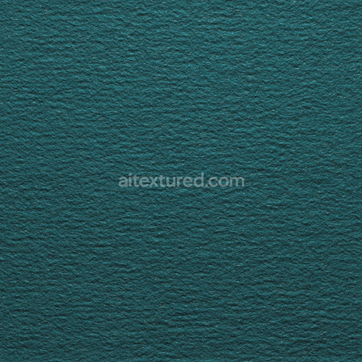 Seamless 3D Felt PBR Texture Featuring Dense Blue-Green Compact Fibers
