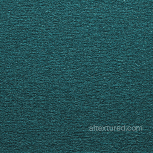 Felt PBR Texture Featuring Dense Blue-Green Compact Fibers seamless Felt PBR texture
