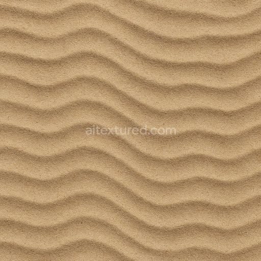 Fine Beach Sand Smooth Ripples