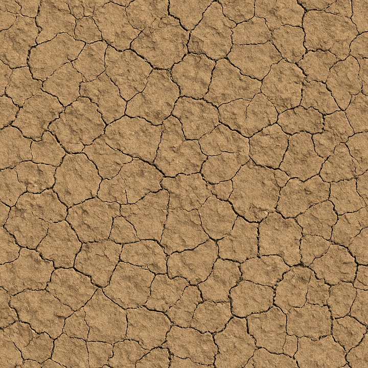 Dry Field seamless PBR texture preview