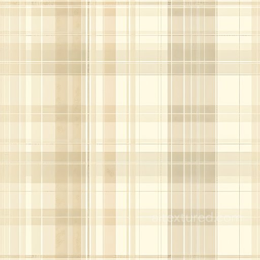 Seamless 3D Plaid Patterned Beige Metal PBR Texture with Soft Reflective Surface texture preview