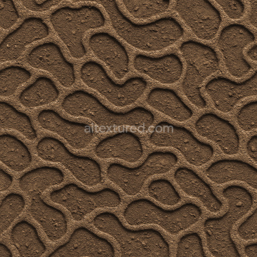 Patterned Soil Seamless Texture