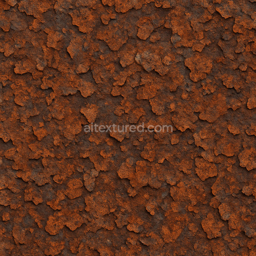 Aged Rust Flakes Seamless Texture