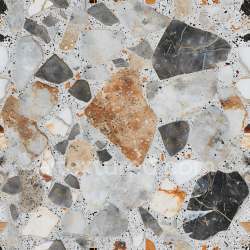 seamless Seamless 3D Terrazzo Stone Floor PBR Texture with Multi-Colored Fragments texture 8k free download PBR