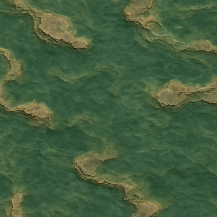 Ancient Lake seamless PBR texture preview