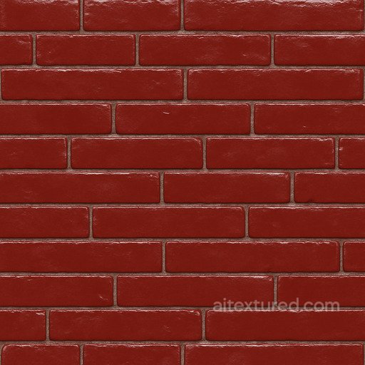 Polished Painted Brick Seamless Texture seamless Brick PBR texture