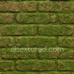 seamless Seamless mossy brick 3d texture pbr 8k damp rough surface wall texture 8k free download PBR