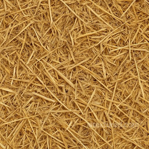 Fresh Barn Straw Seamless Texture seamless Hay-straw PBR texture
