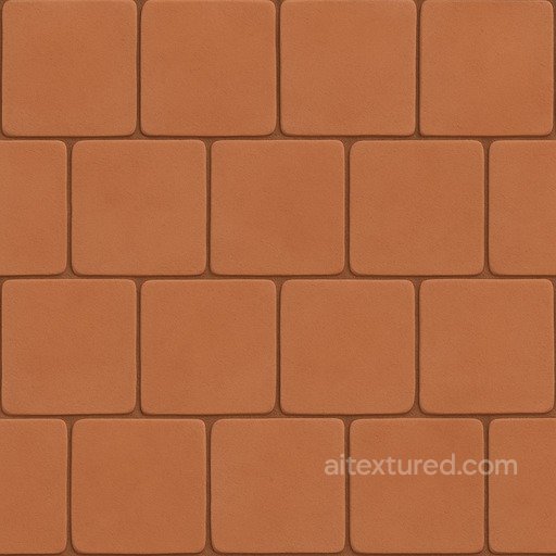 Matte Clay Tiles Seamless Texture seamless Roofing PBR texture