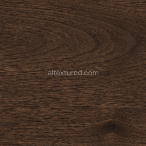 Seamless 3d texture pbr 8k dark walnut wood with coarse grain