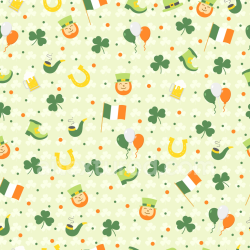 seamless Seamless 3D PBR Texture with St Patrick Digital Paper Pattern texture 8k free download PBR