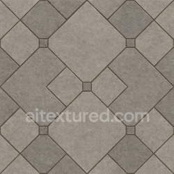seamless Seamless Stone PBR Texture — Park Pathway Made Large Trapezoidal Gray Stone Tiles texture 8k free download PBR