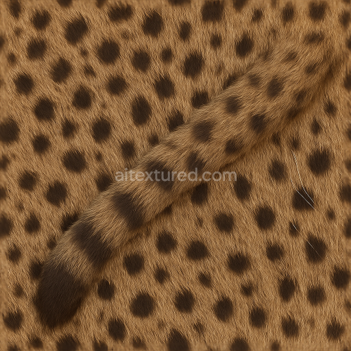 Seamless 3d texture pbr 8k spotted fur dense fur mammal skin fur undercoat whiskers tail fur