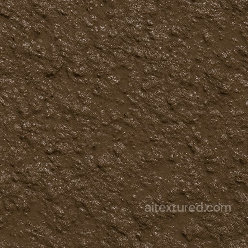 Clean Wet Soil Seamless Texture seamless Sand-soil PBR texture