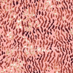 seamless Seamless 3D PBR Fabric Texture Featuring Pink and Rust Leopard Print Pattern texture 8k free download PBR