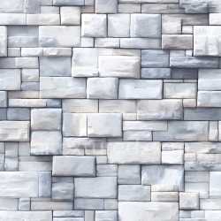 seamless Seamless 3D Cracked White Stone Wall PBR Texture with Realistic Brick Pattern texture 8k free download PBR
