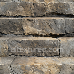 seamless Seamless 3D Weathered Stone Wall PBR Texture with Rough Layered Blocks texture 8k free download PBR