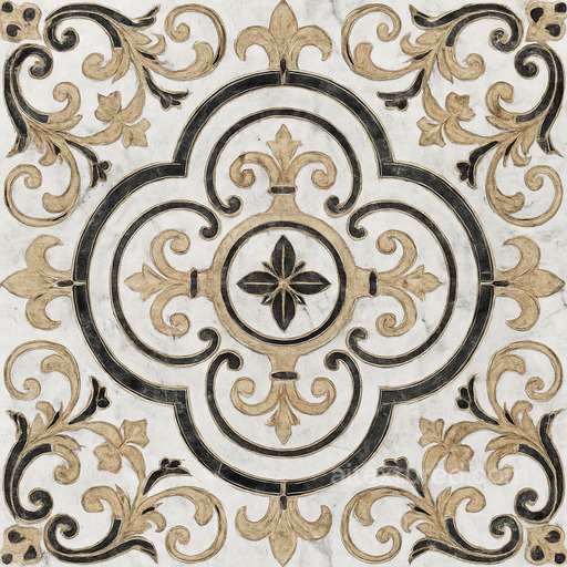 Ornamental Marble Floor Seamless Texture seamless Flooring PBR texture