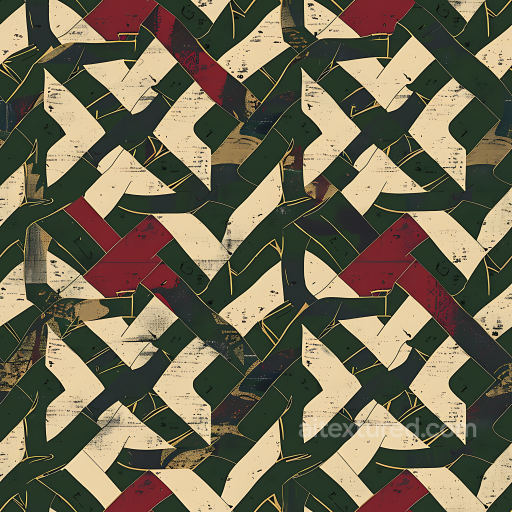 Stylized Geometric Camouflage PBR Texture with Bold Earth Tones seamless Color Camouflage PBR texture