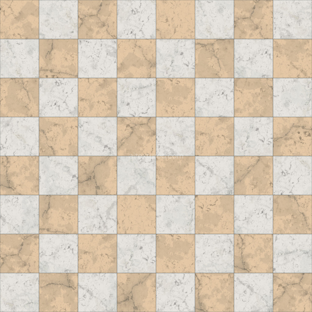 Seamless PBR tiles texture with a blend of colors