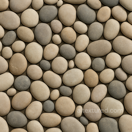 Pebble River Rock Natural Stone Smooth Stone Polished Stone seamless Stone PBR texture