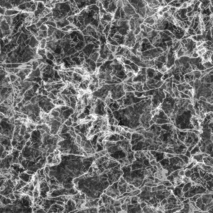 Glossy Black and White Marble seamless PBR texture preview