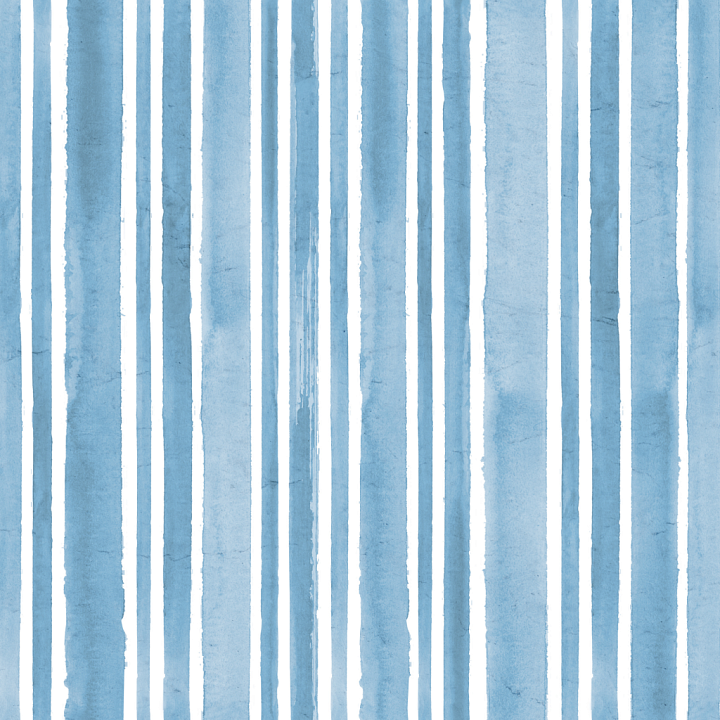 with Blue Watercolor Vertical Stripes Pattern seamless PBR texture preview