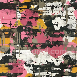 seamless Seamless 3D Abstract Urban Camouflage PBR Texture with Graffiti-inspired Color Splotches texture 8k free download PBR