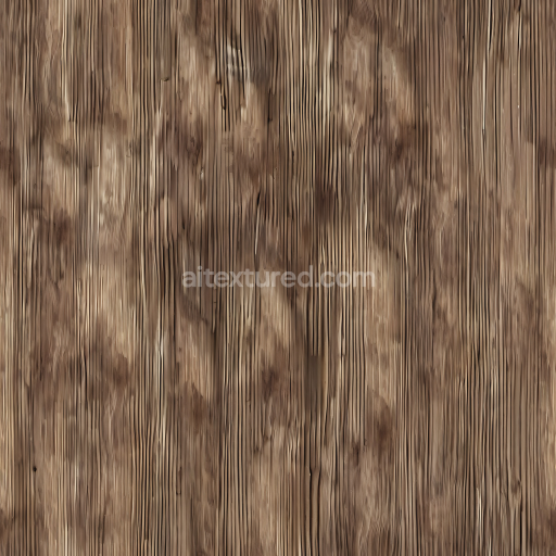 Seamless 3D PBR Texture of Weathered Wood Planks with Deep Grain and Natural Patina