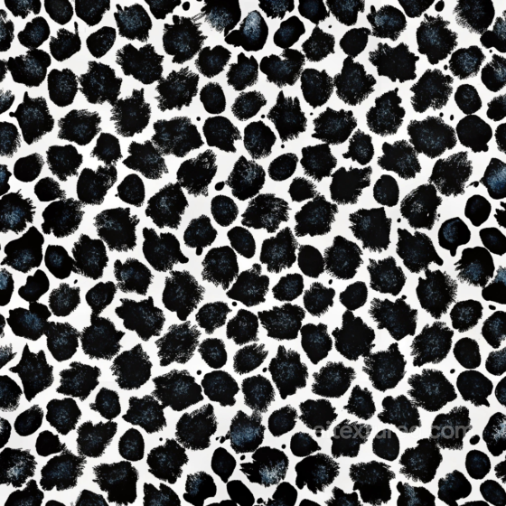 Black Leopard Print Fabric Texture with Brush Stroke Pattern Leopard Print texture preview