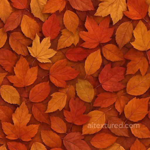 Autumn Leaves Seamless Texture seamless Foliage PBR texture