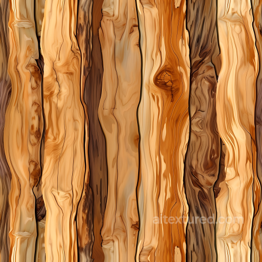 Natural Knotted Wood Planks Seamless Texture with Warm Grain Variations seamless Wood PBR texture