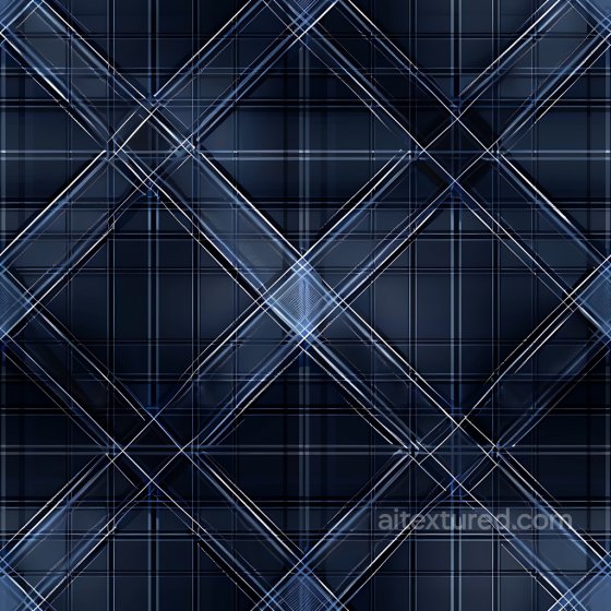 Metallic Plaid PBR Texture with Glossy Intersecting Lines Plaid texture preview
