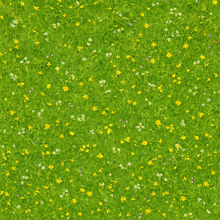 Bright Meadow seamless PBR texture preview