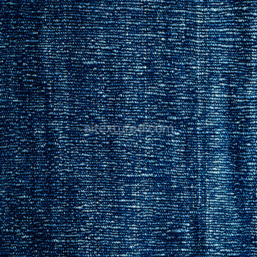 Seamless 3D Cracked Denim Fabric PBR Texture in Blue with Worn Weave Pattern