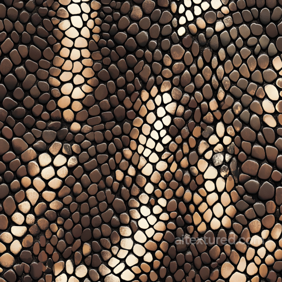 Reptilian Skin PBR Texture Featuring Natural Scale Pattern and Subtle Sheen Skin texture preview