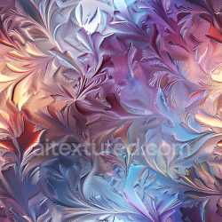 seamless Seamless 3D PBR Texture of Glossy Frosted Leaves with Iridescent Colors texture 8k free download PBR